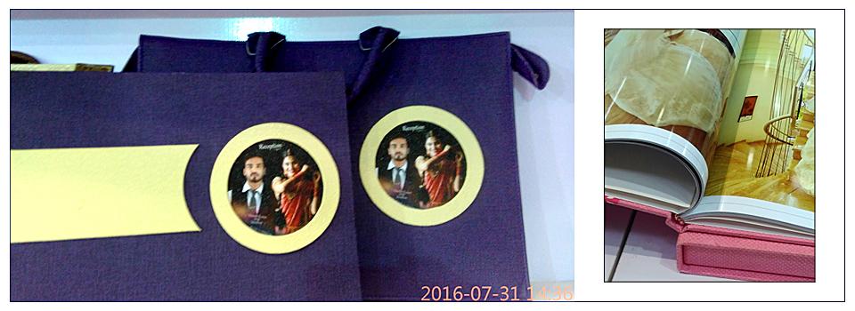 New Model Hard Cover Front and Back Photo Album Creation 